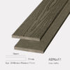 Gỗ Nhựa Awood AB 96x11-Coffee
