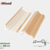 Nẹp Nhựa Cửa Iwood NF68x42-2