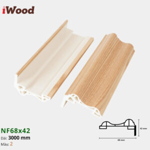 Nẹp Nhựa Cửa Iwood NF68x42-2