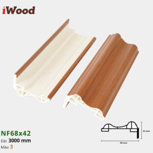 Nẹp Nhựa Cửa Iwood NF68x42-3