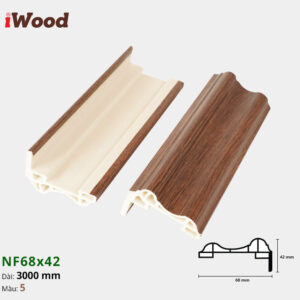 Nẹp Nhựa Cửa Iwood NF68x42-5