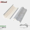 Nẹp Nhựa Cửa Iwood NF68x42-8