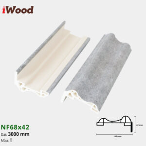 Nẹp Nhựa Cửa Iwood NF68x42-8