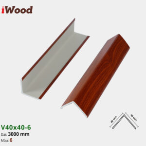 Nẹp Nhựa Iwood V40-6