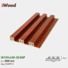 Lam Nhựa PVC 3 Sóng Cao W195x30 Iwood 3S30P-6