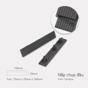 Phụ Kiện Nắp Chụp Đầu Sàn HD Màu Darkgey