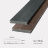 Sàn Gỗ Ngoài Trời Ultra Awood SU 140x23-Charcoal